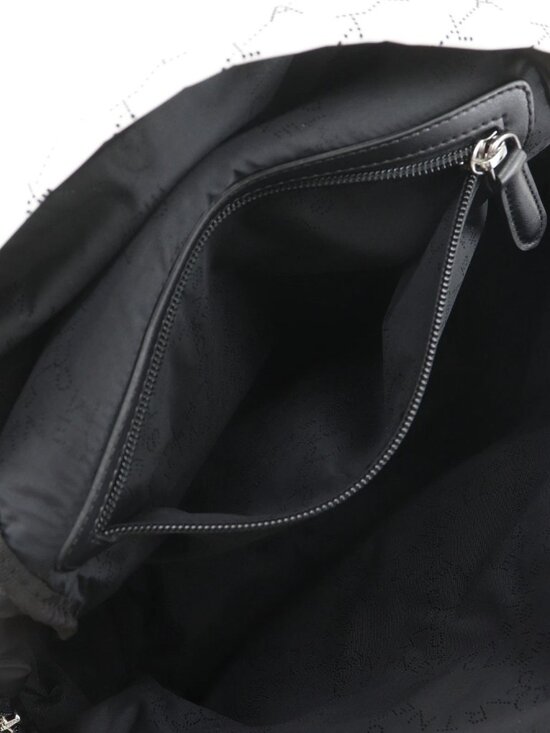 Stella McCartney Falabella Logo Backpack Daypack 570174 White Nylon canvas... main image 6